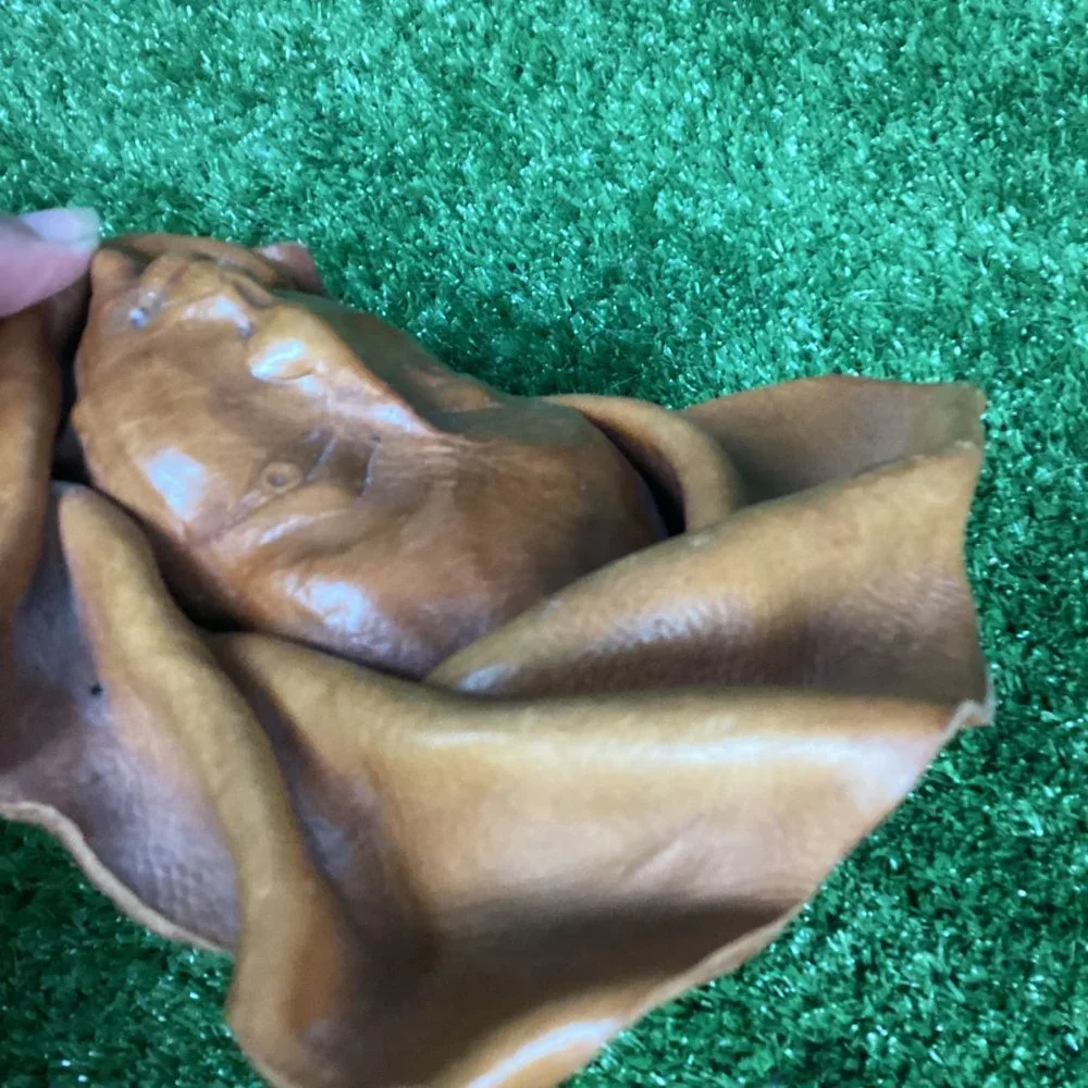 Leather Mask Face Sculpture Wall Art